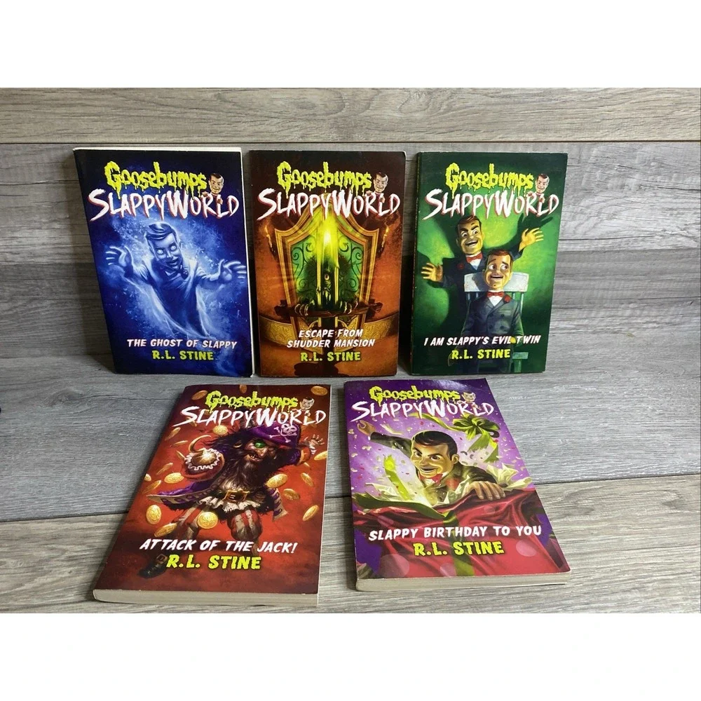 Lot of 5 Goosebumps Books 1 Slapped Birthday To You 2, 3, 5 &6‎